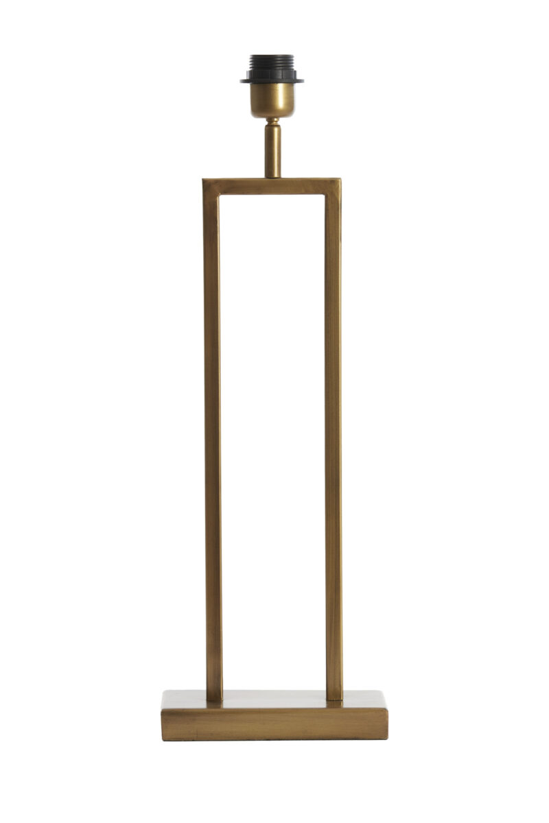 Base de lámpara dorada rectangular Light & Living Shiva - H. 55 cm - Imagen 2