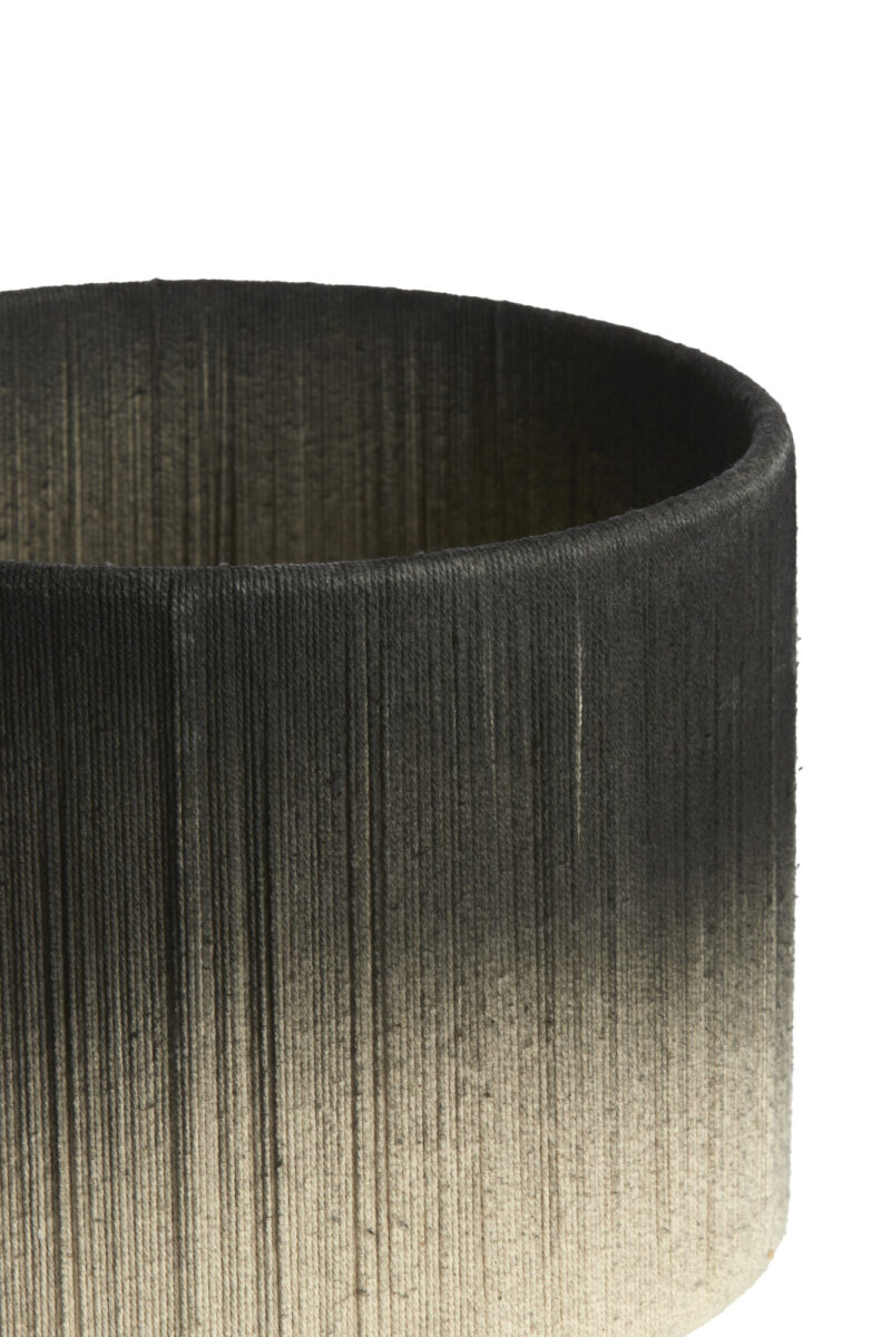 Pantalla de lámpara ombre gris en forma de cilindro Light & Living Tossa - Ø 25 cm - Imagen 3