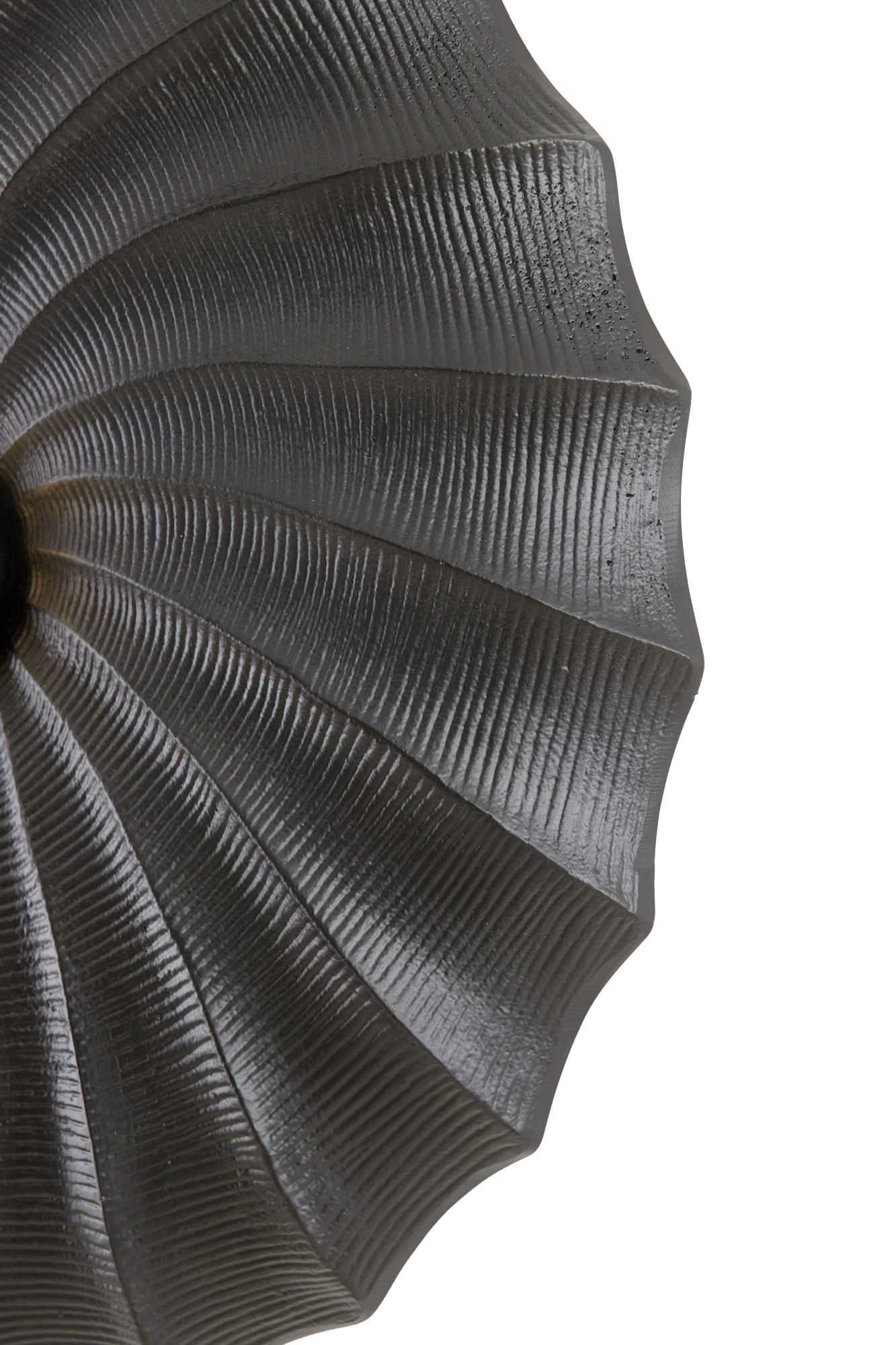 Pantalla acanalada negra Light & Living Bapato - Imagen 4