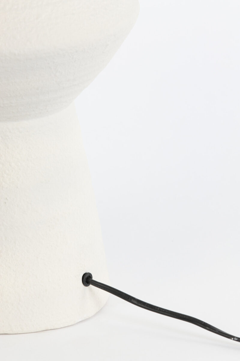Base de lámpara elegante en blanco Light & Living Ayla – H. 51 cm - Imagen 4