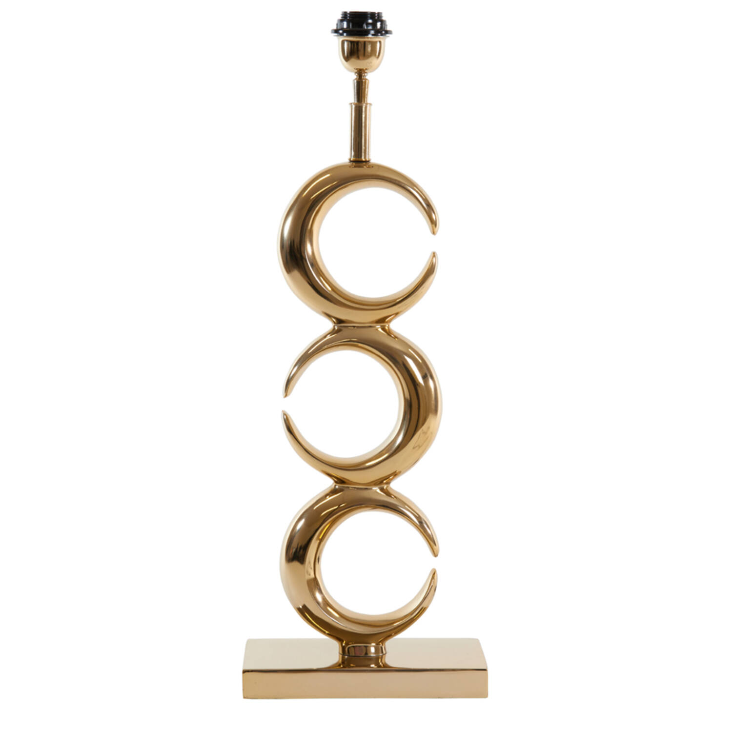 Lámpara de mesa acogedora Light & Living Maan en tono cálido – H. 65 cm