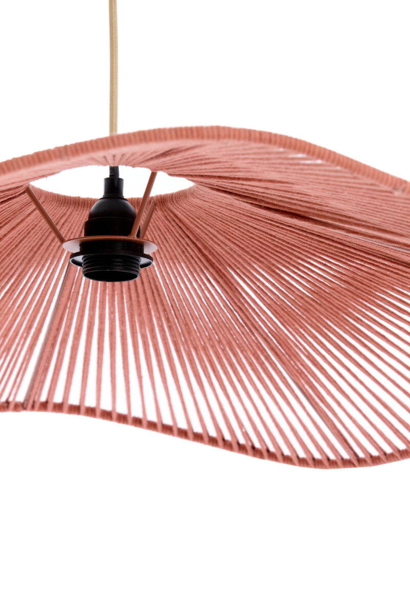 Lámpara rosa con diseño ondulado Light & Living Rafa - Ø 70 cm - Imagen 4
