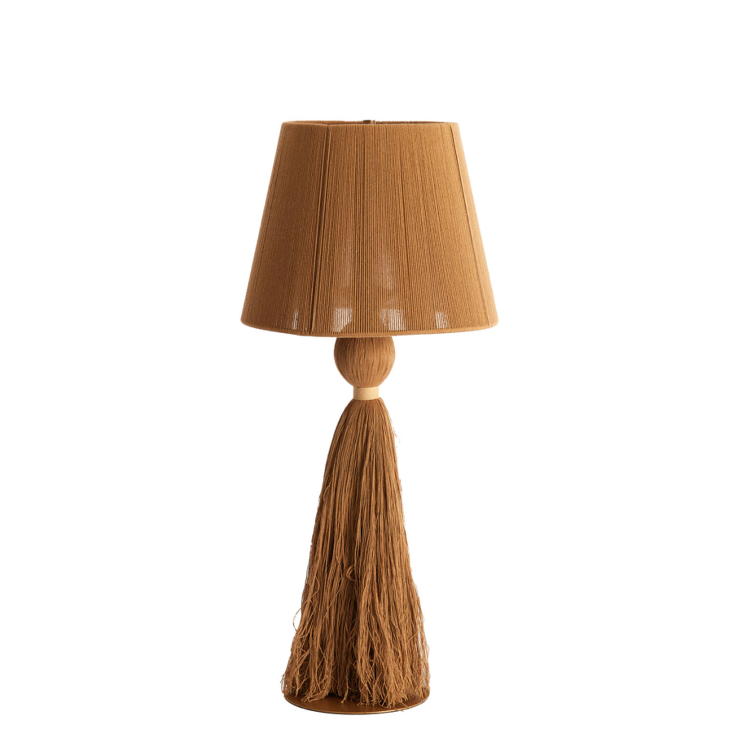 Lámpara de tela con flecos Light & Living Espino – H. 58 cm