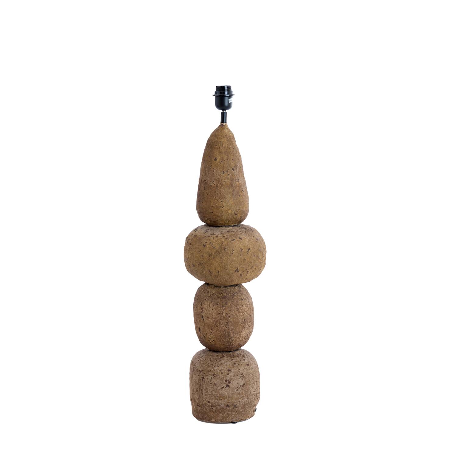 Base de lámpara de piedra diseño rústico Light & Living Marree - H. 72 cm