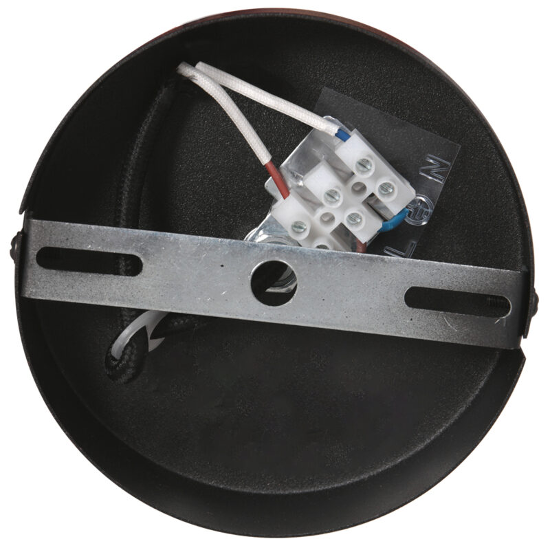 Lámpara colgante compacta negra con vidrio ahumado Steinhauer Glimsy - Ø 22 cm - Imagen 11