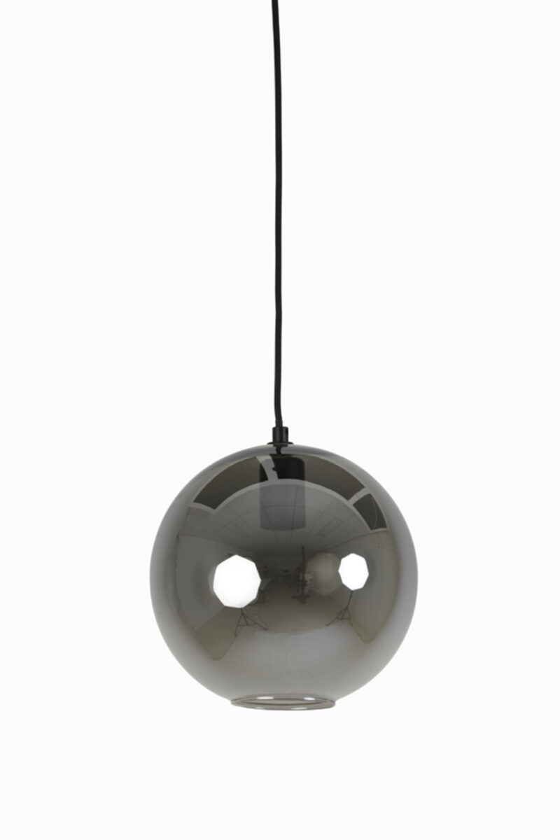 Lámpara esférica de vidrio ahumado Light & Living Subar - Ø 25 cm - Imagen 2