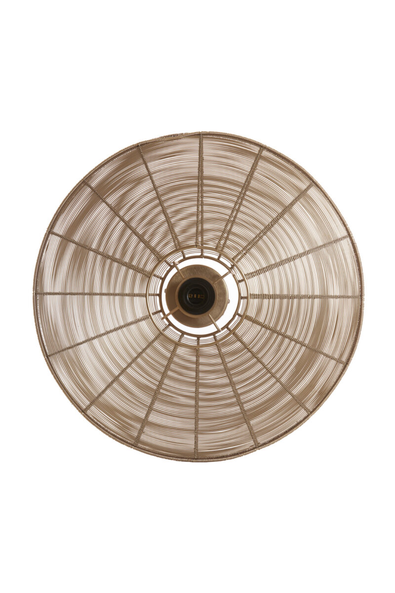 Lámpara de techo en forma de plato de ratán Light & Living Bahala – An. 51 cm - Imagen 3