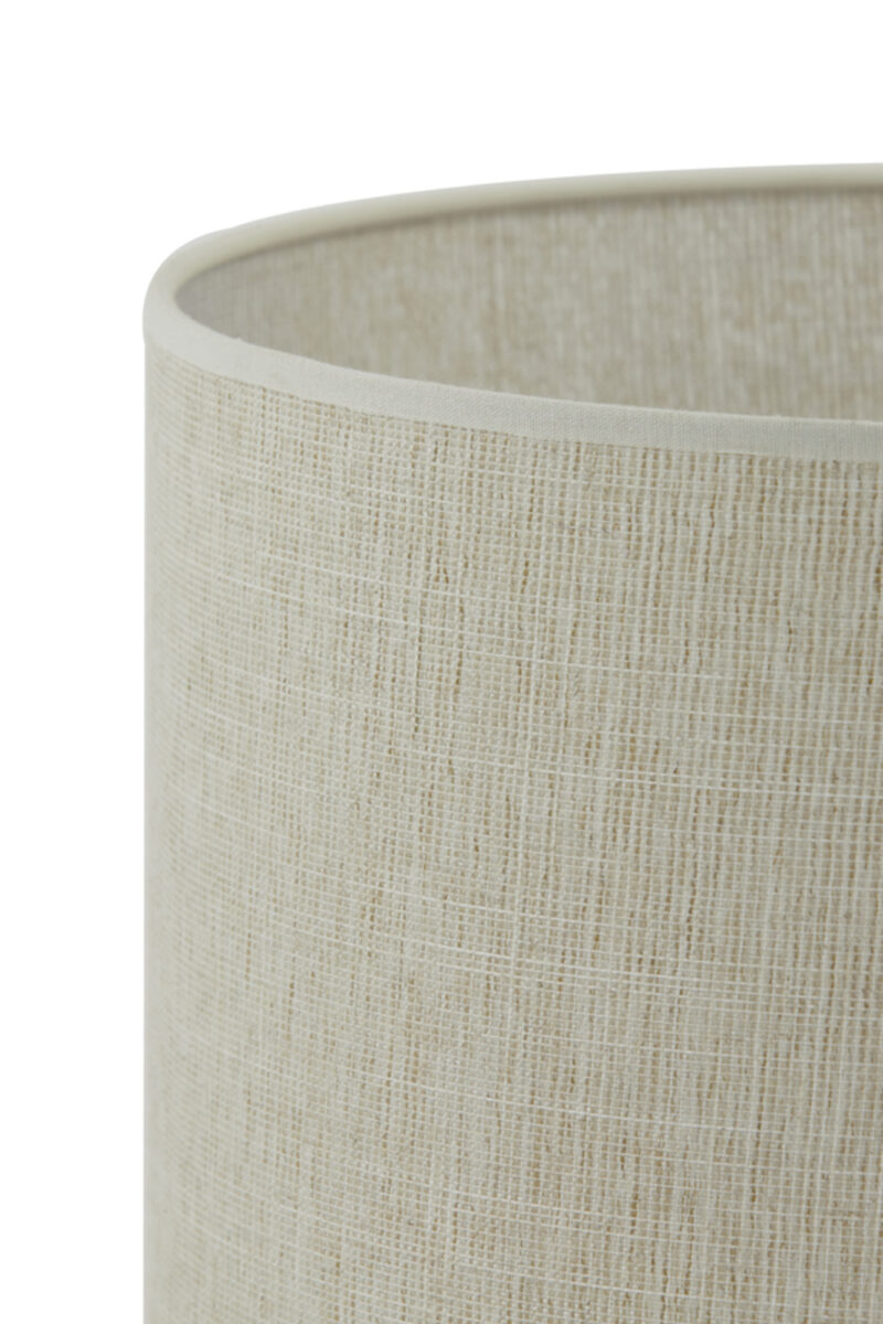 Lámpara de tela cilíndrica beige Light & Living Breska - Ø 35 cm - Imagen 6