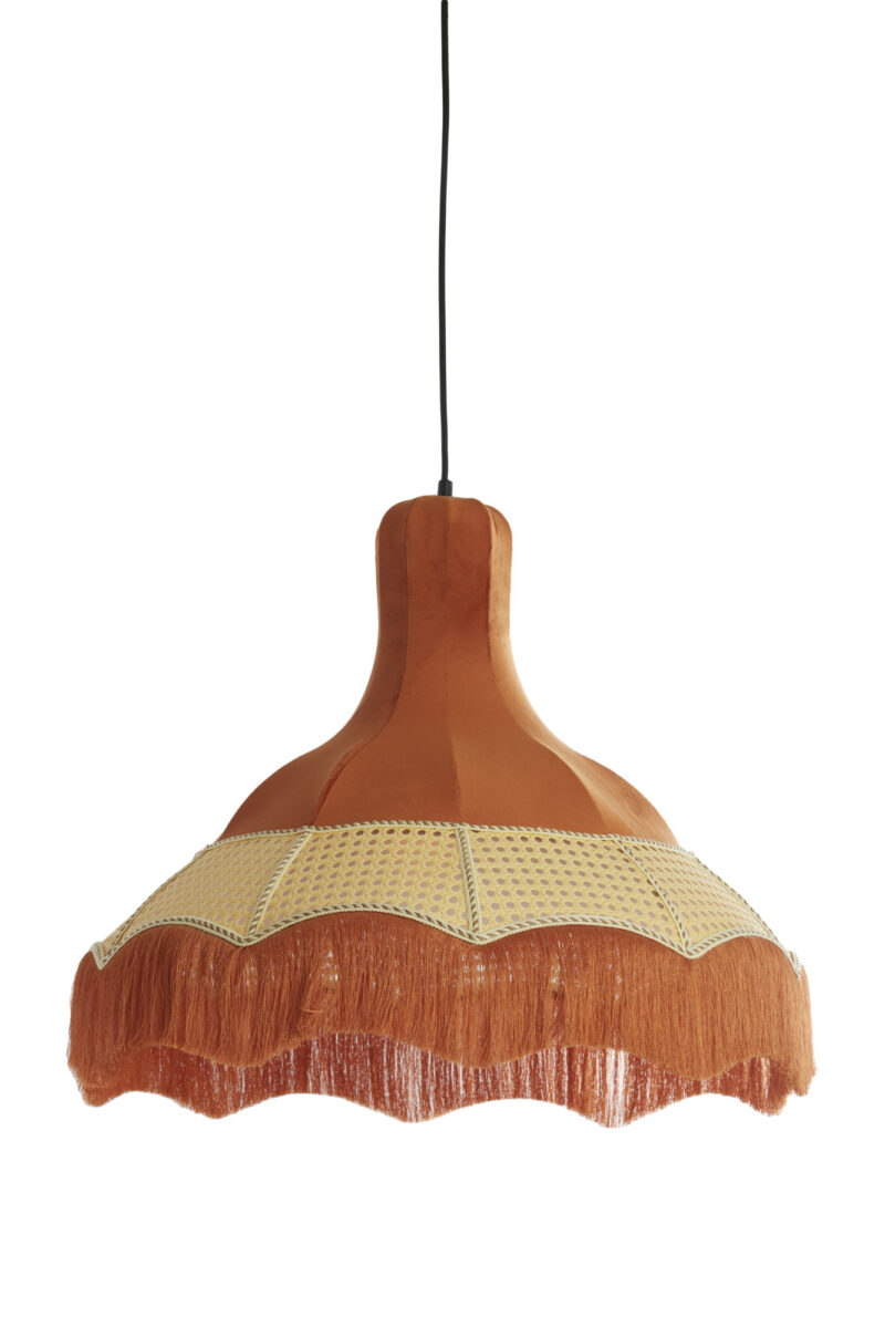 Lámpara colgante retro con flecos multicolores Light & Living Mizia - Ø 60 cm - Imagen 2