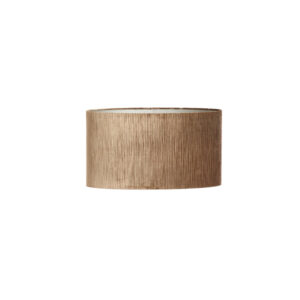 Pantalla de lámpara de terciopelo color dorado para ambiente Light & Living Flair - H. 32 cm