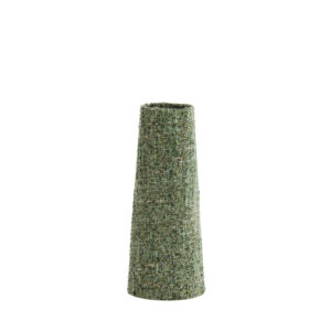 Pantalla de lámpara cilíndrica de tela verde Light & Living Osire - Ø 10,5 cm