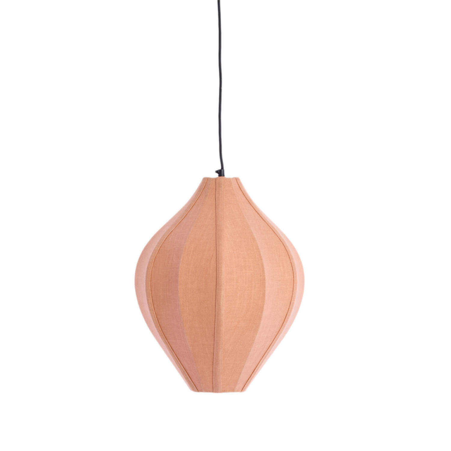 Lámpara de lino en forma de gota Light & Living Pasto - Ø 36 cm
