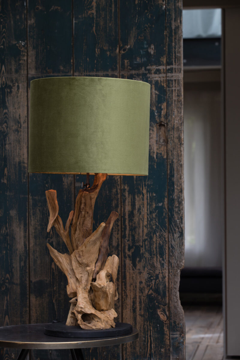 Base de lámpara de madera diseño decorativo Light & Living Ikal - H. 50 cm - Imagen 5