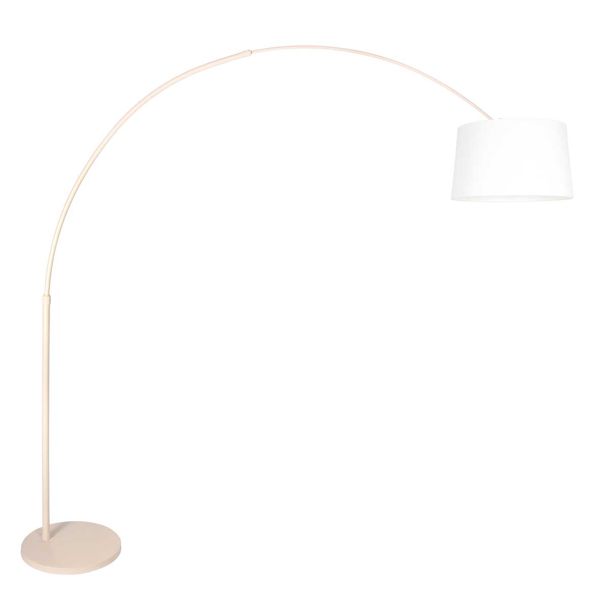 Lámpara crema moderna con pantalla blanca Steinhauer Sparkled Light