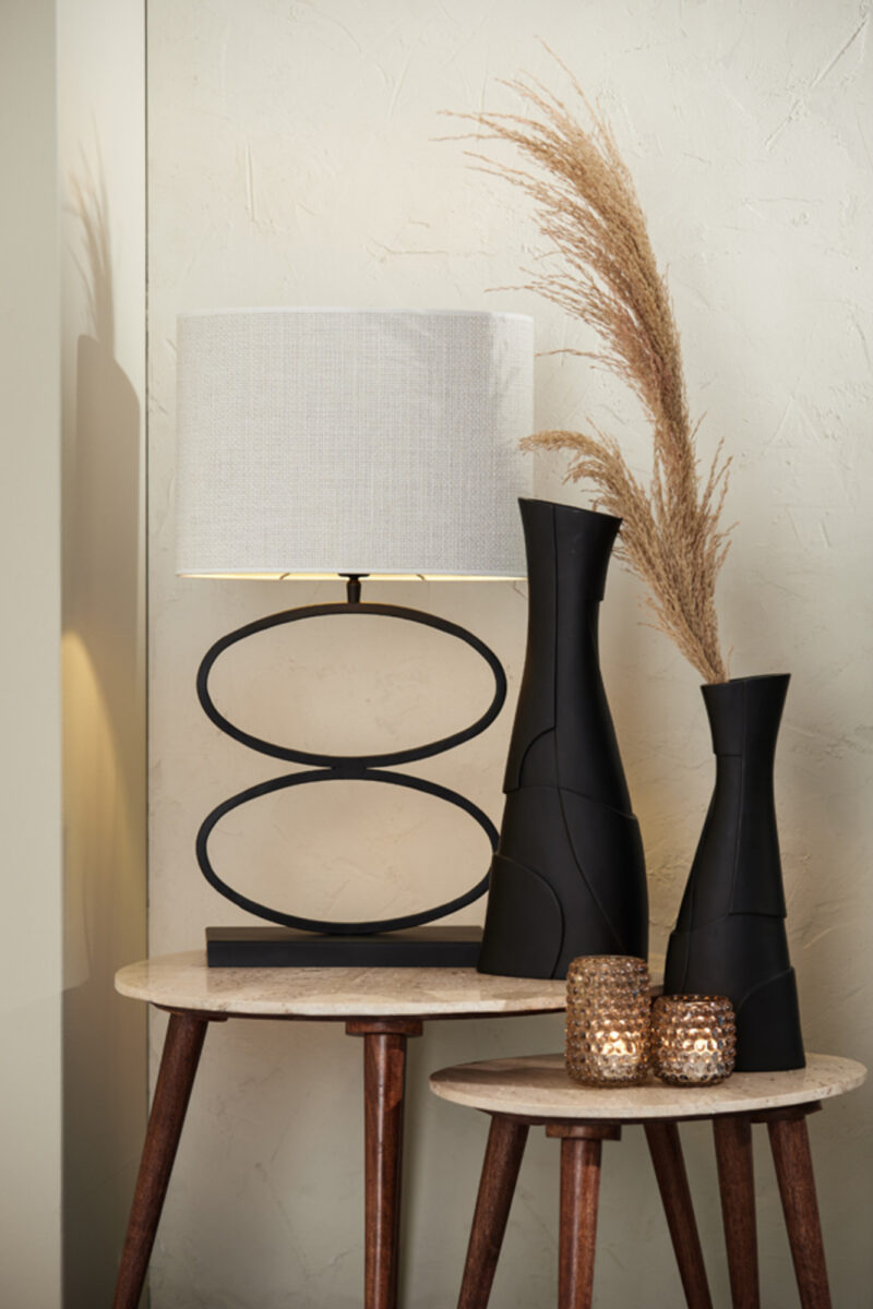 Base de lámpara ovalada Light & Living Stelius - H. 42 cm - Imagen 4