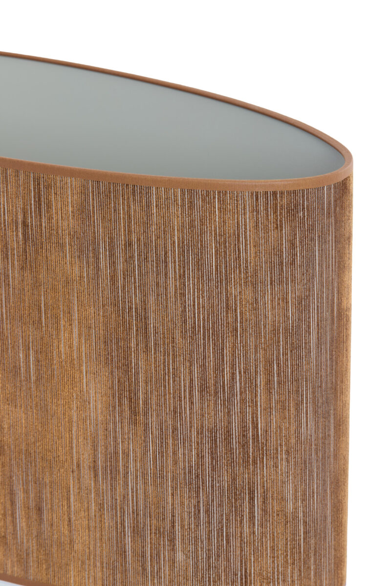 Lámpara de cilindro marrón para ambiente Light & Living Penny - H. 25 cm - Imagen 5