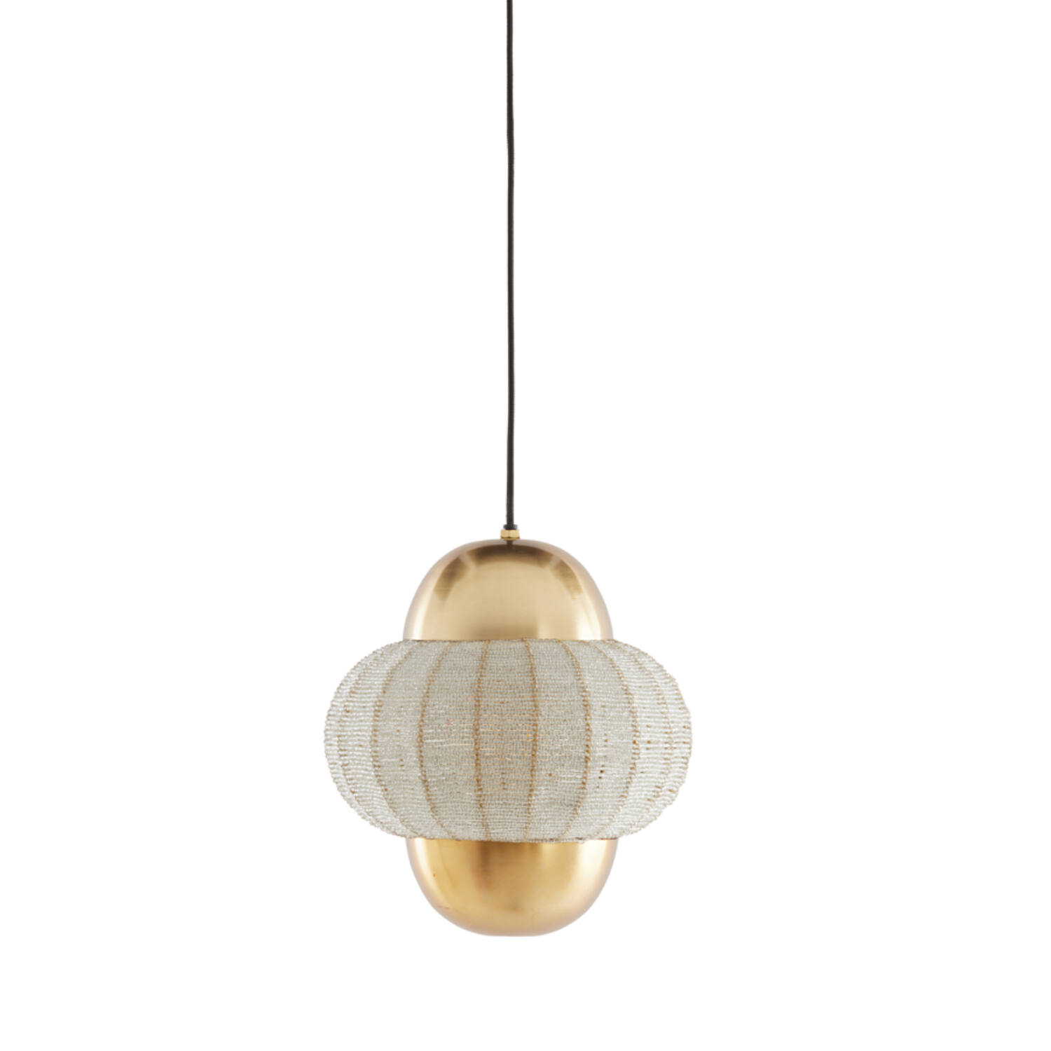 Lámpara dorada con acabado brillante Light & Living Cetara - Ø 26 cm
