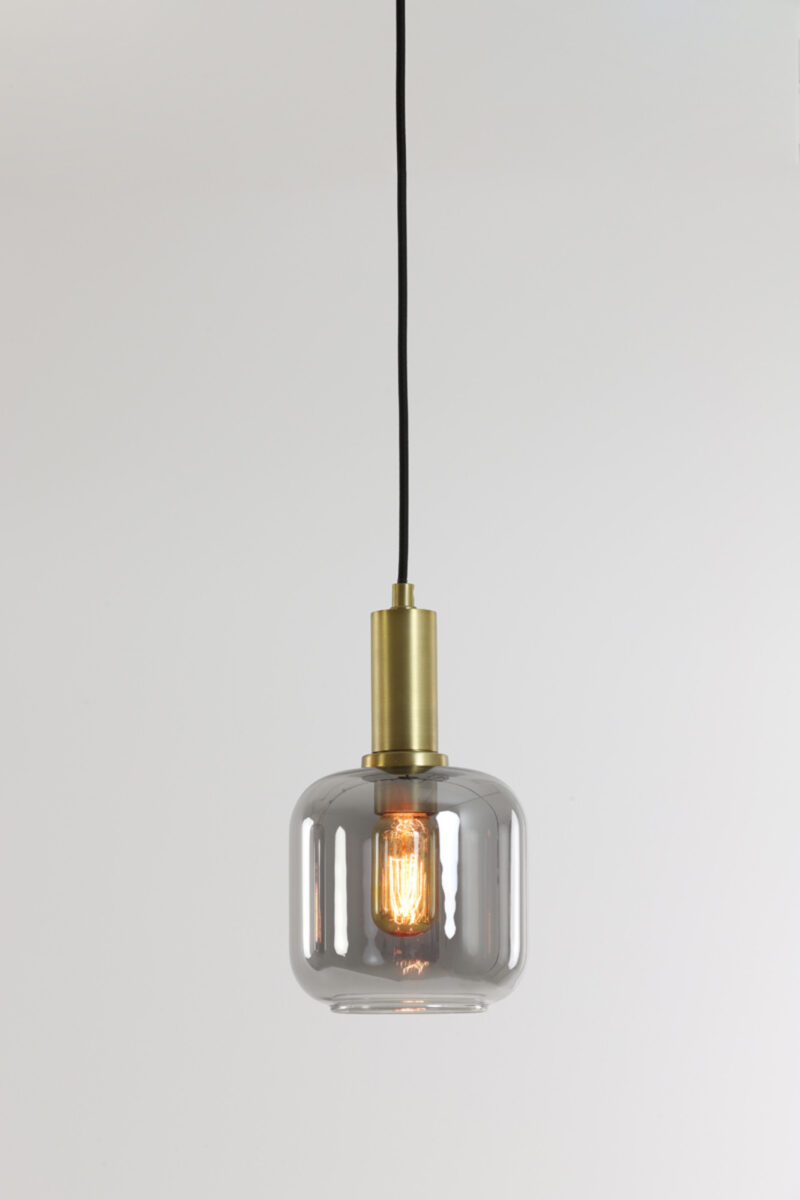 Lámpara de cristal con detalles dorados brillantes Light & Living Lekar - Ø 21 cm - Imagen 3