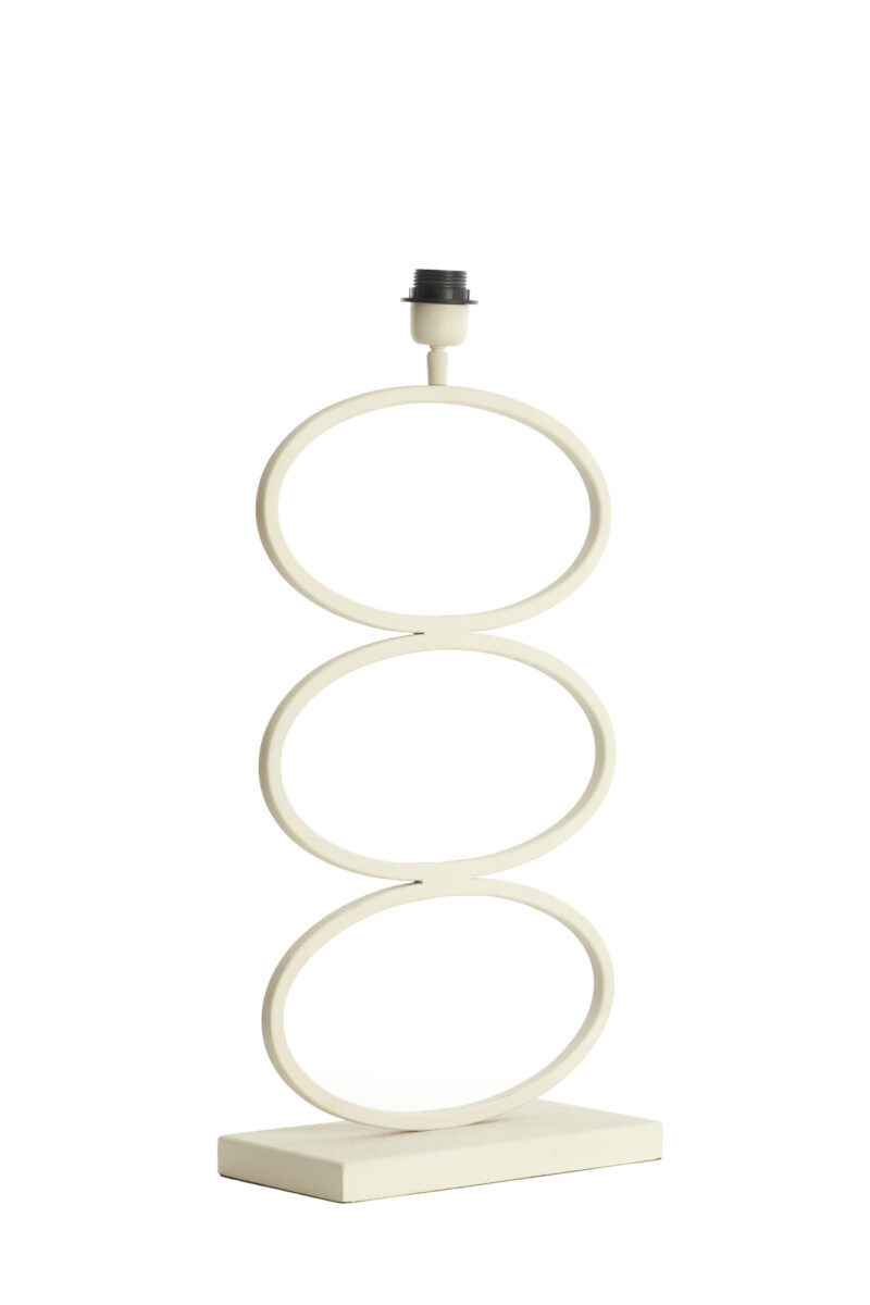 Base de lámpara moderna redonda Light & Living Stelius - H. 59 cm - Imagen 3