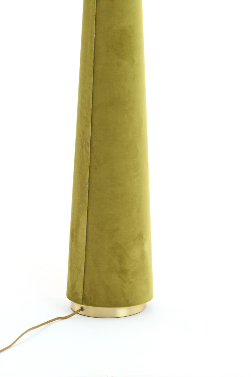 Lámpara de pie verde oliva estilo retro Light & Living Devia - H. 168 cm - Imagen 5