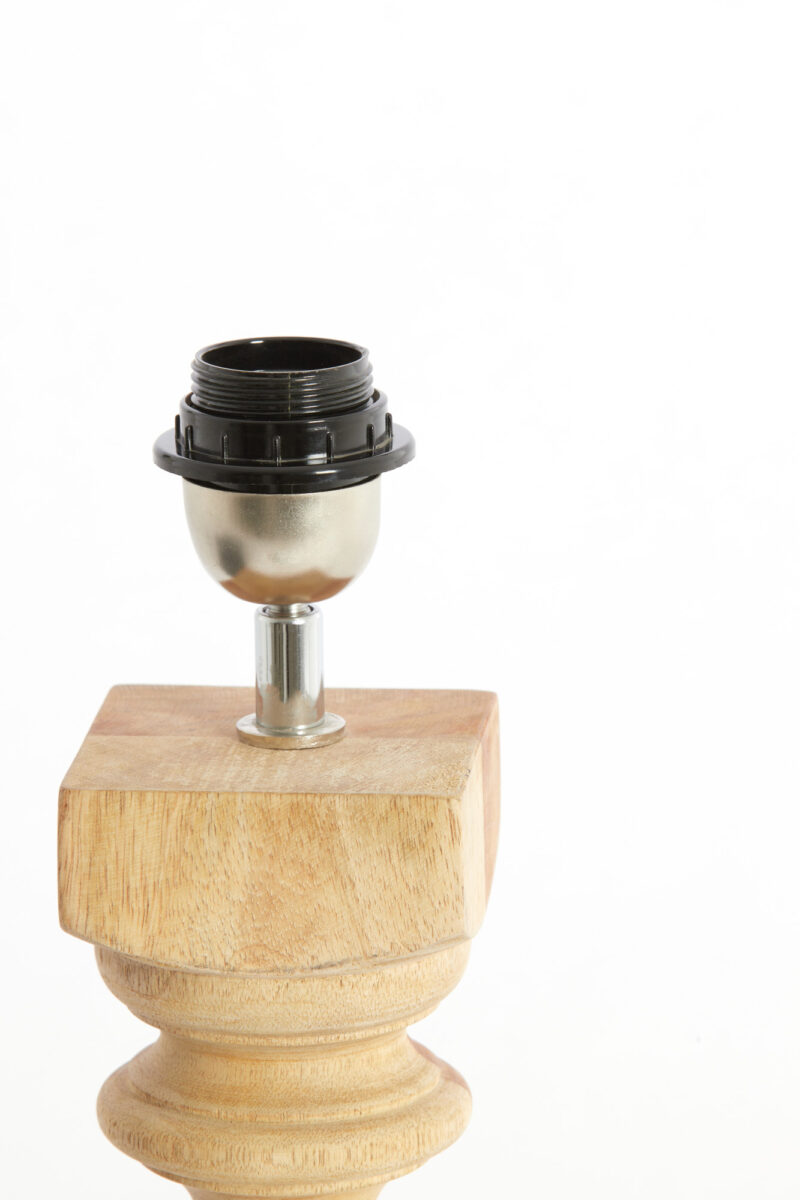 Base de lámpara decorativa de madera Light & Living Cumani - H. 36 cm - Imagen 4