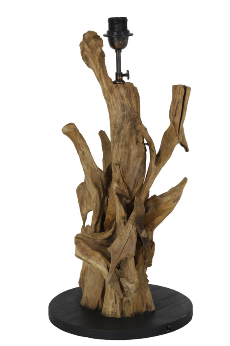 Base de lámpara de madera Light & Living Arbanasi - H. 63 cm - Imagen 2