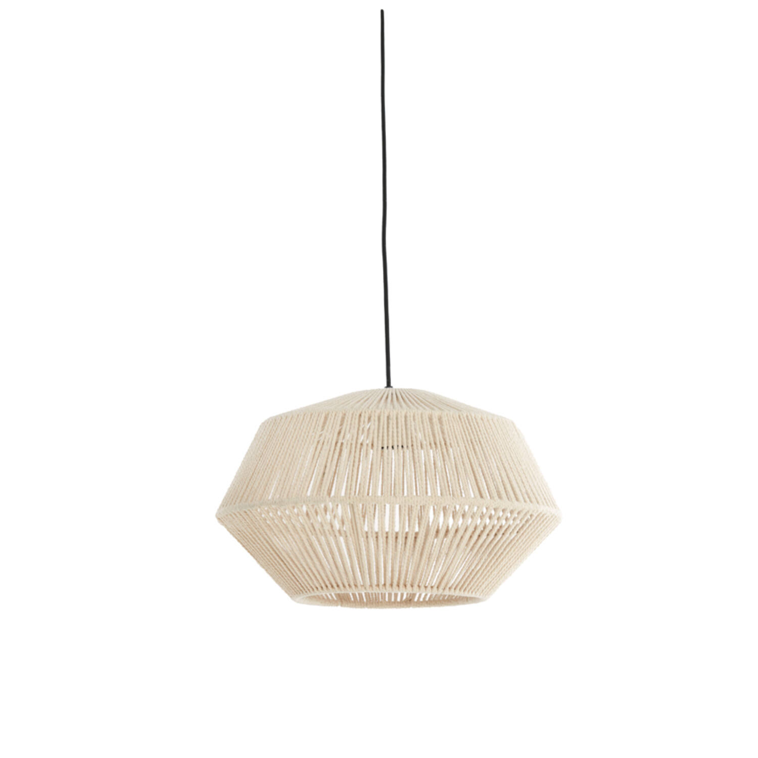 Lámpara colgante en hilo beige claro Light & Living Deya - Ø 40 cm