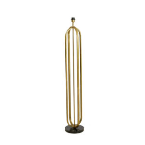 Pie de lámpara de pie dorado Light & Living Aster - H. 140 cm