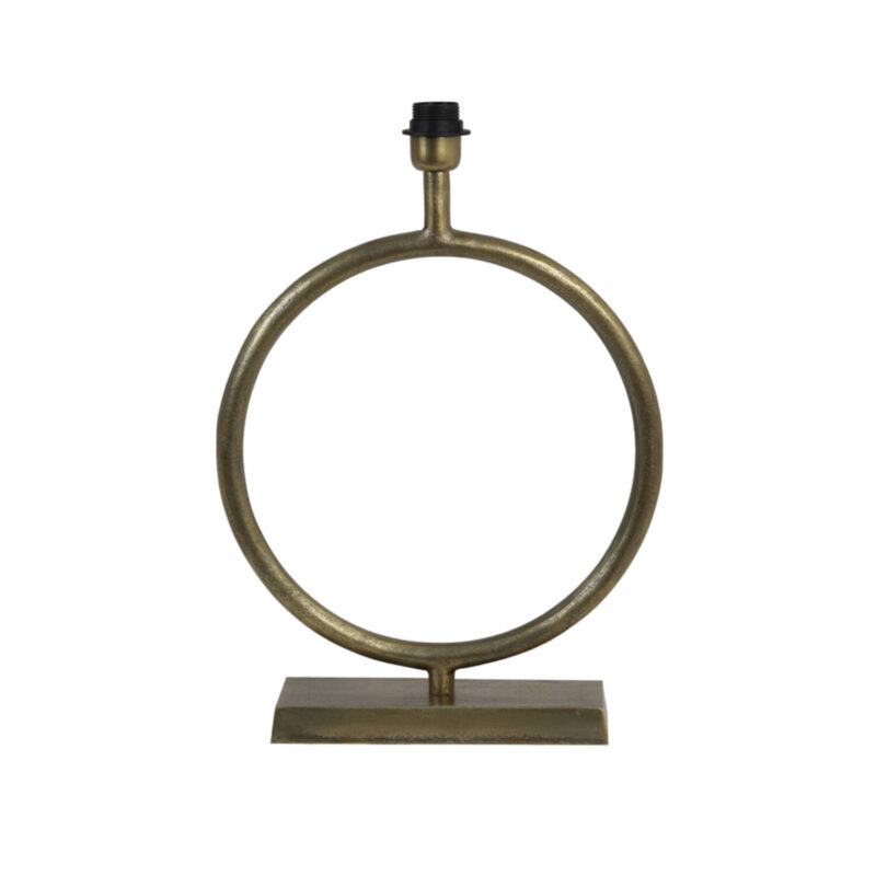 Base de lámpara redonda color dorado Light & Living Livu - H. 50 cm