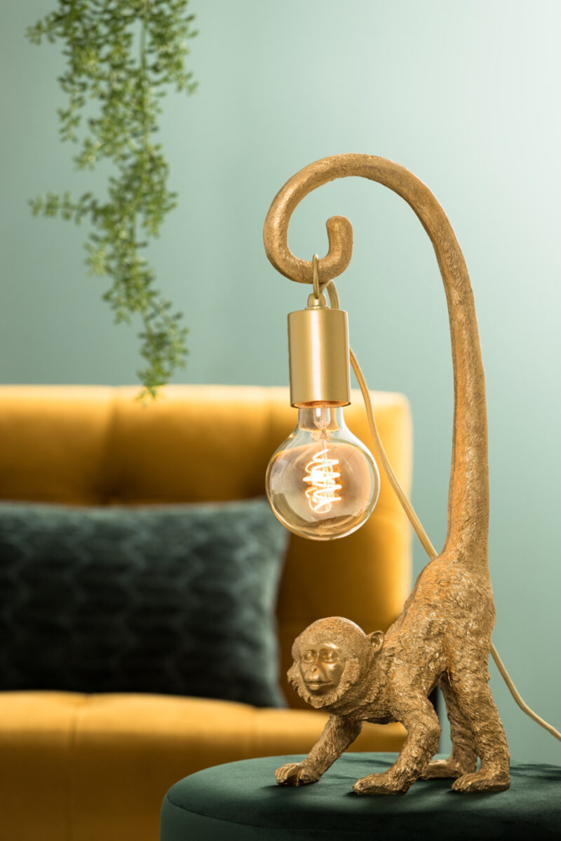 Lámparas de mesa Light & Living Monkey en tono cálido – H. 6,5 cm - Imagen 4