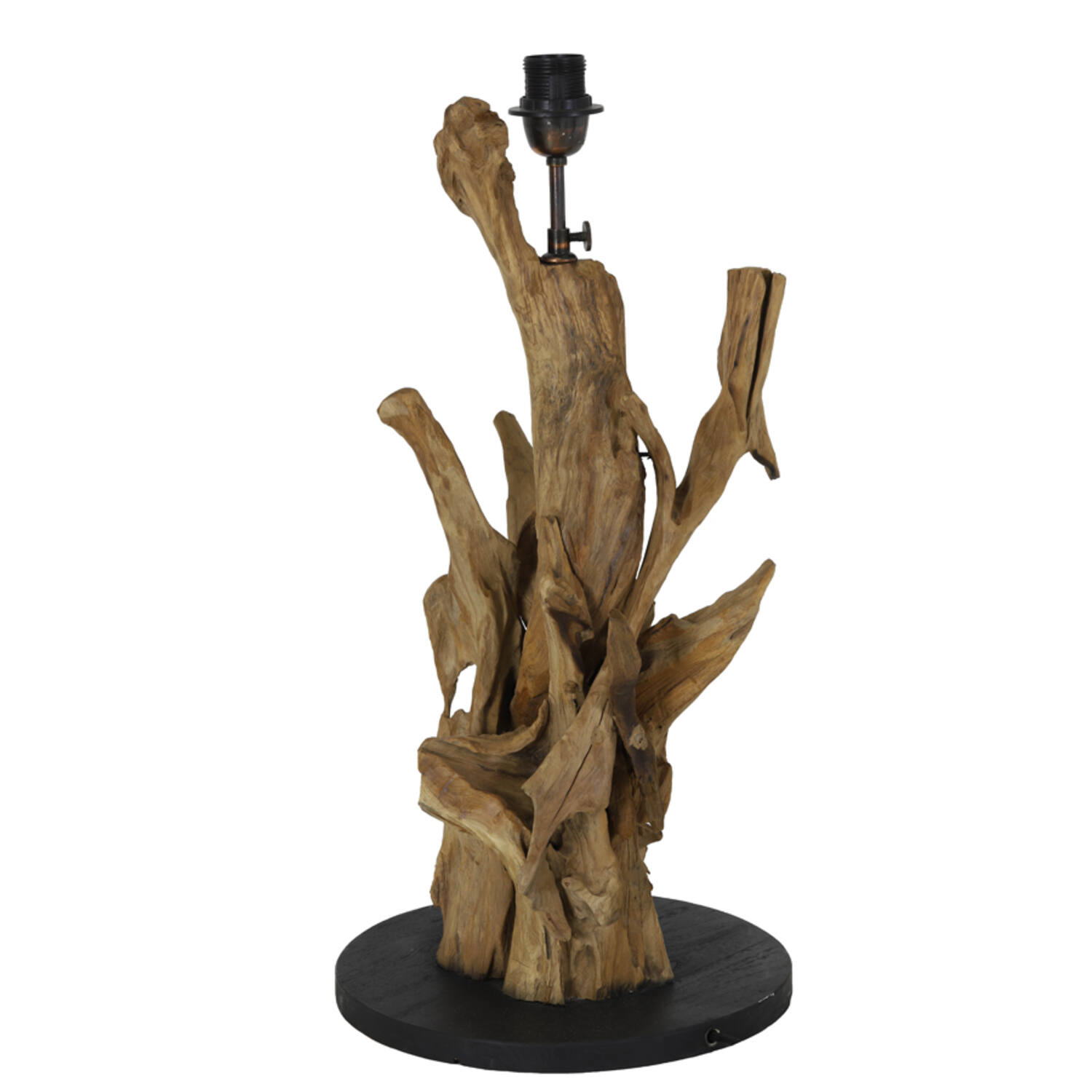 Base de lámpara de madera Light & Living Arbanasi - H. 63 cm