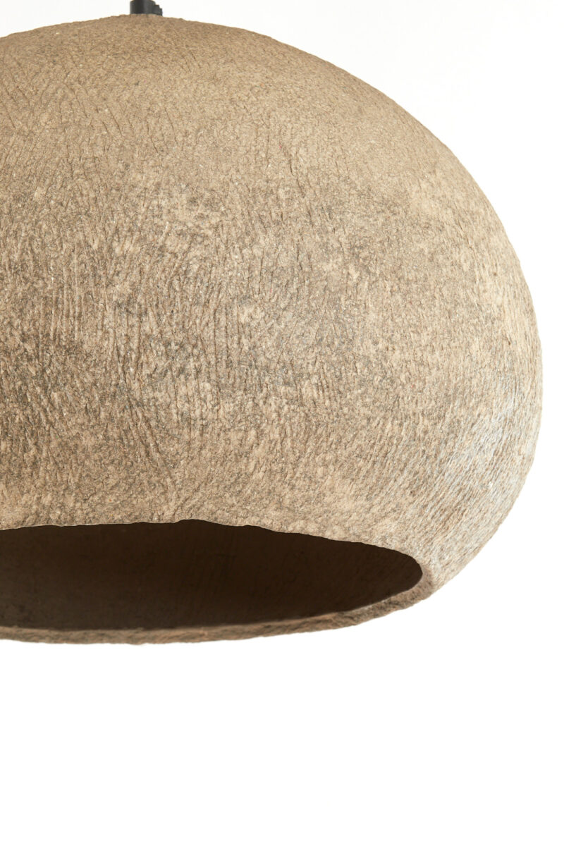 Lámpara colgante beige con aspecto textil natural Light & Living Celmiros - Ø 51 cm - Imagen 3