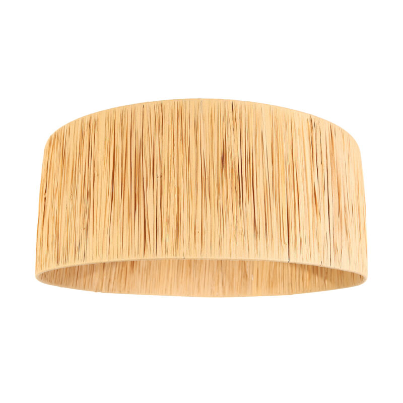 Lámpara negra con pantalla de esparto Anne Lighting ZigZag - Imagen 5