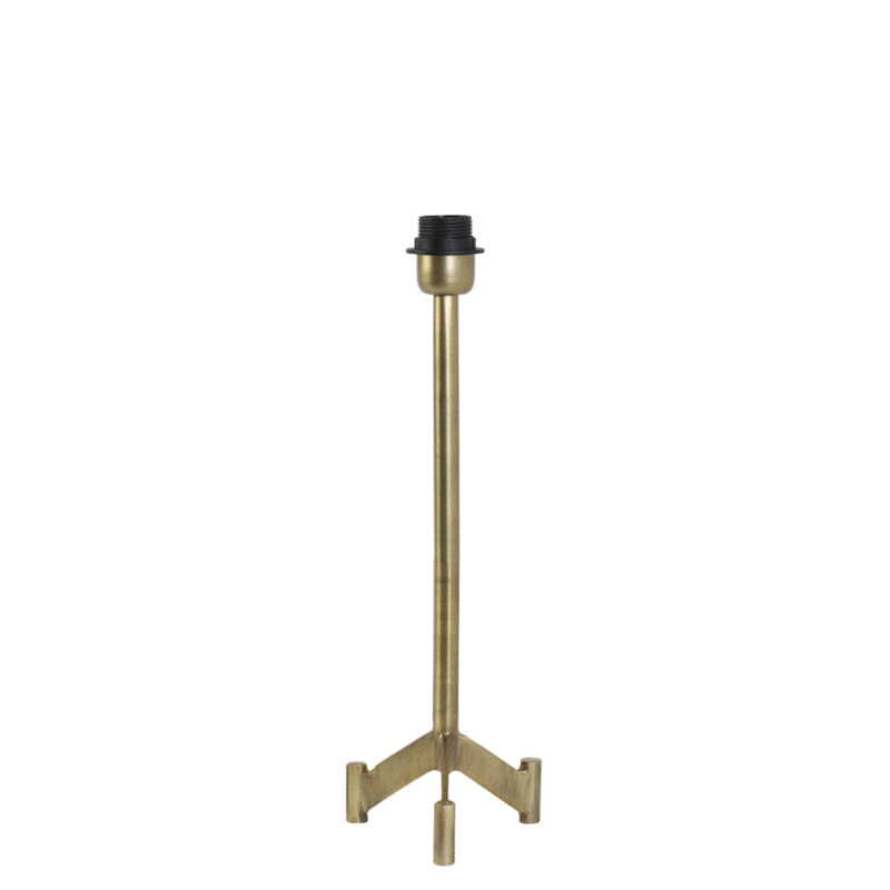 Lámpara de mesa antigua de oro Light & Living Dennis - H. 40 cm