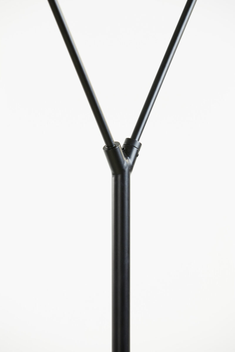 Lámpara de pie doble de metal negro Light & Living Orion – H. 180 cm - Imagen 9