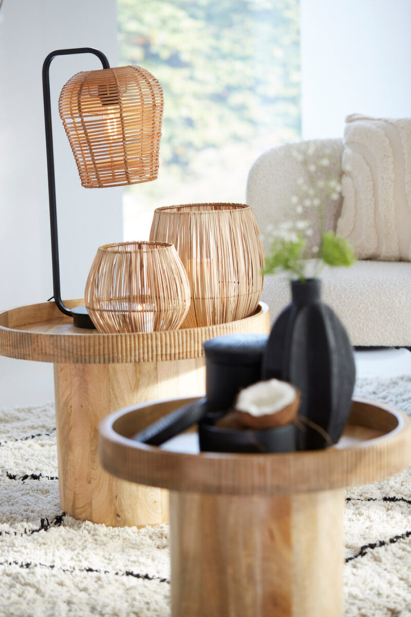 Base de lámpara negra moderna Light & Living Mareno - H. 60 cm - Imagen 5