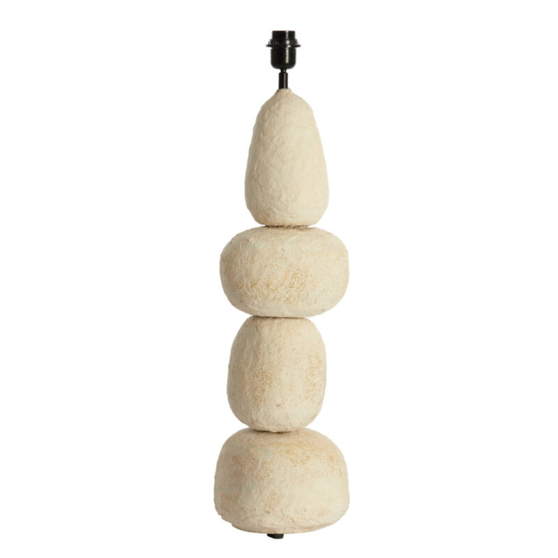 Base de lámpara de mesa de piedra Light & Living Marree - H. 72 cm