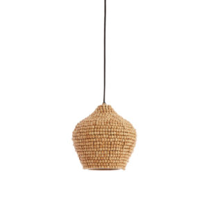 Lámpara natural de cuentas de madera Light & Living Kalenga - Ø 21 cm
