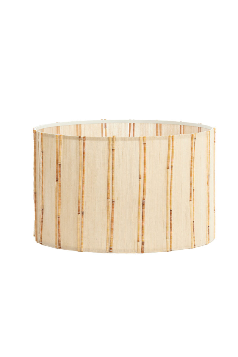 pantalla de lámpara de bambú en forma de cilindro Light & Living Simon - Ø 40 cm - Imagen 2