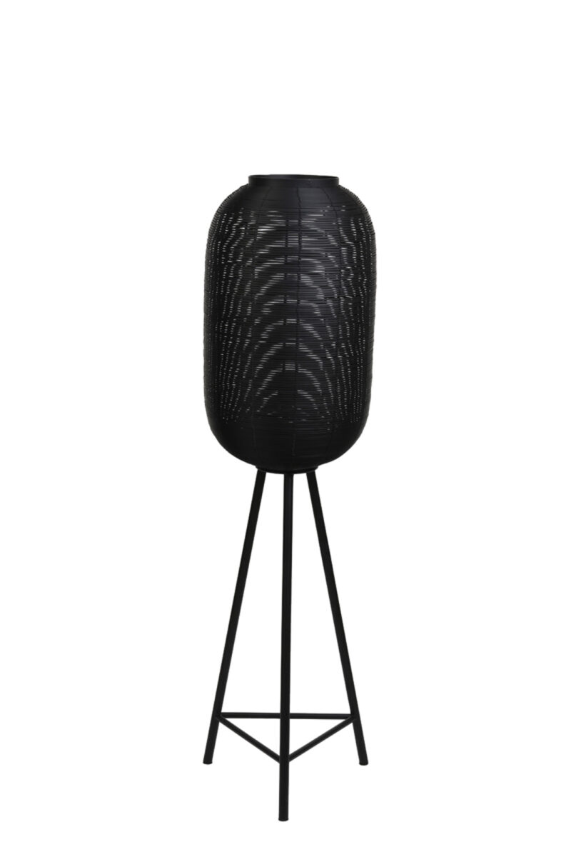 Lámpara de pie negra con base Light & Living Tomek – H. 136 cm - Imagen 5