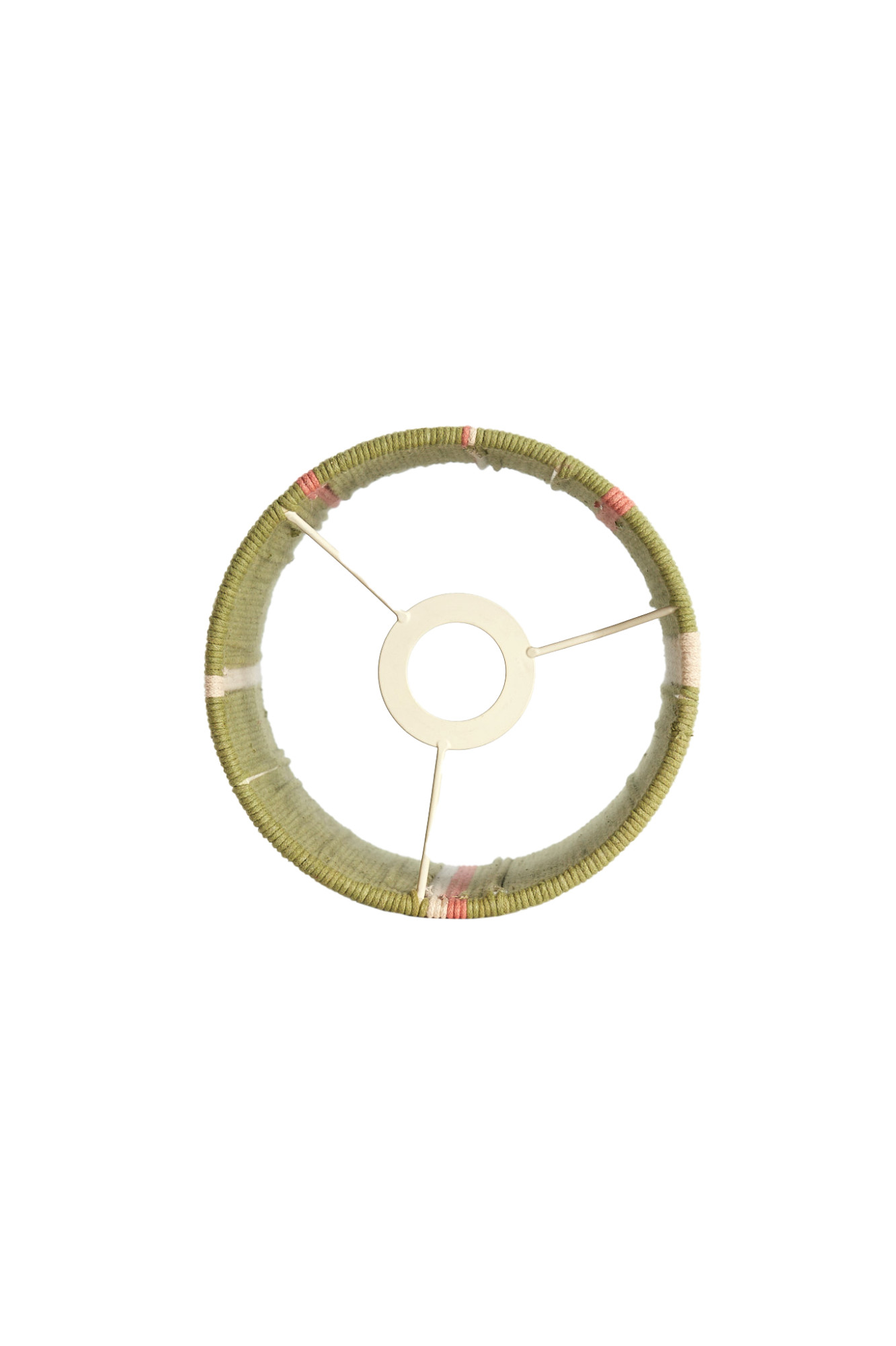 pantalla de lámpara a rayas verde oliva Light & Living Medan - Imagen 5