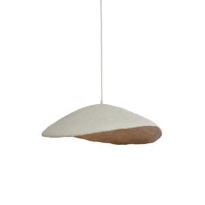 Lámpara colgante bicolor de papel Light & Living Lonia - Ø 53,5 cm