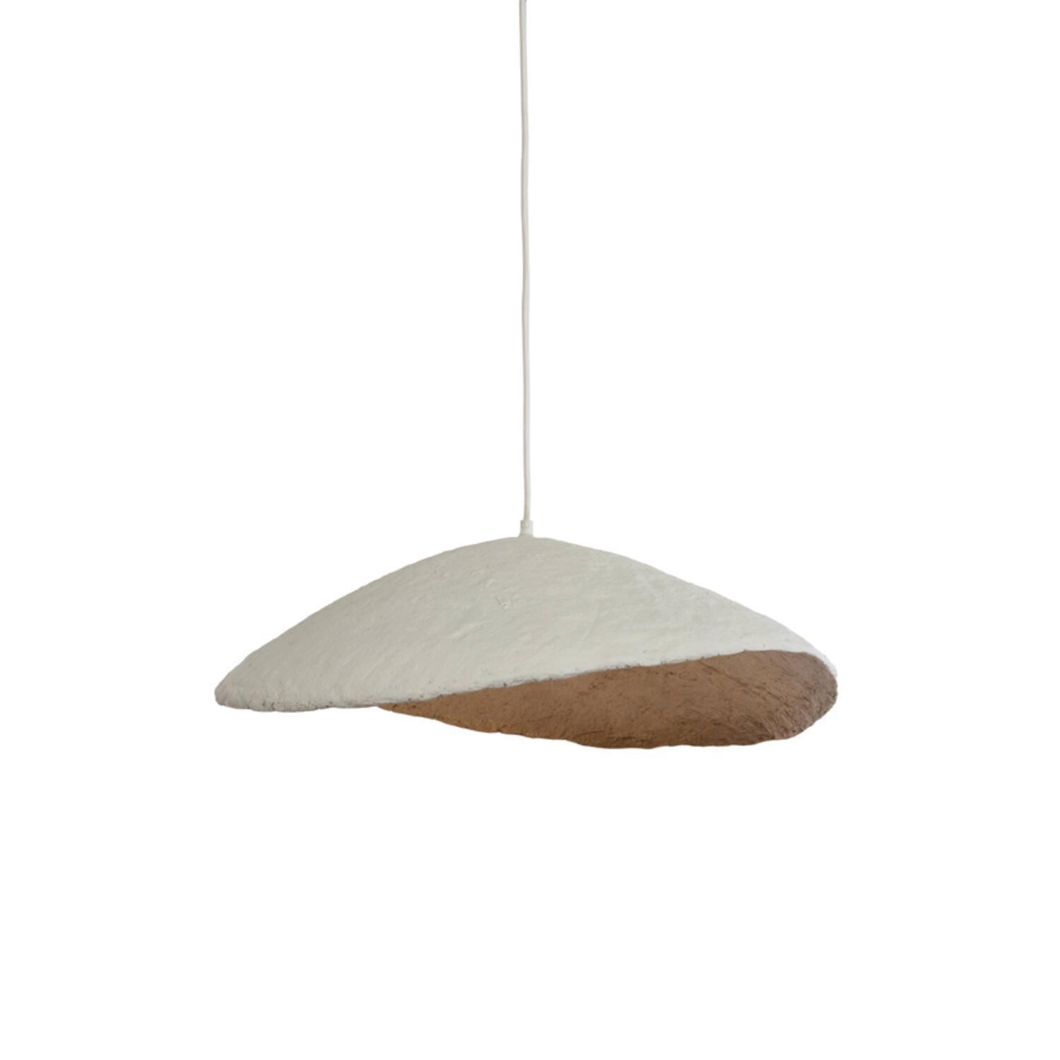 Lámpara colgante bicolor de papel Light & Living Lonia - Ø 53,5 cm