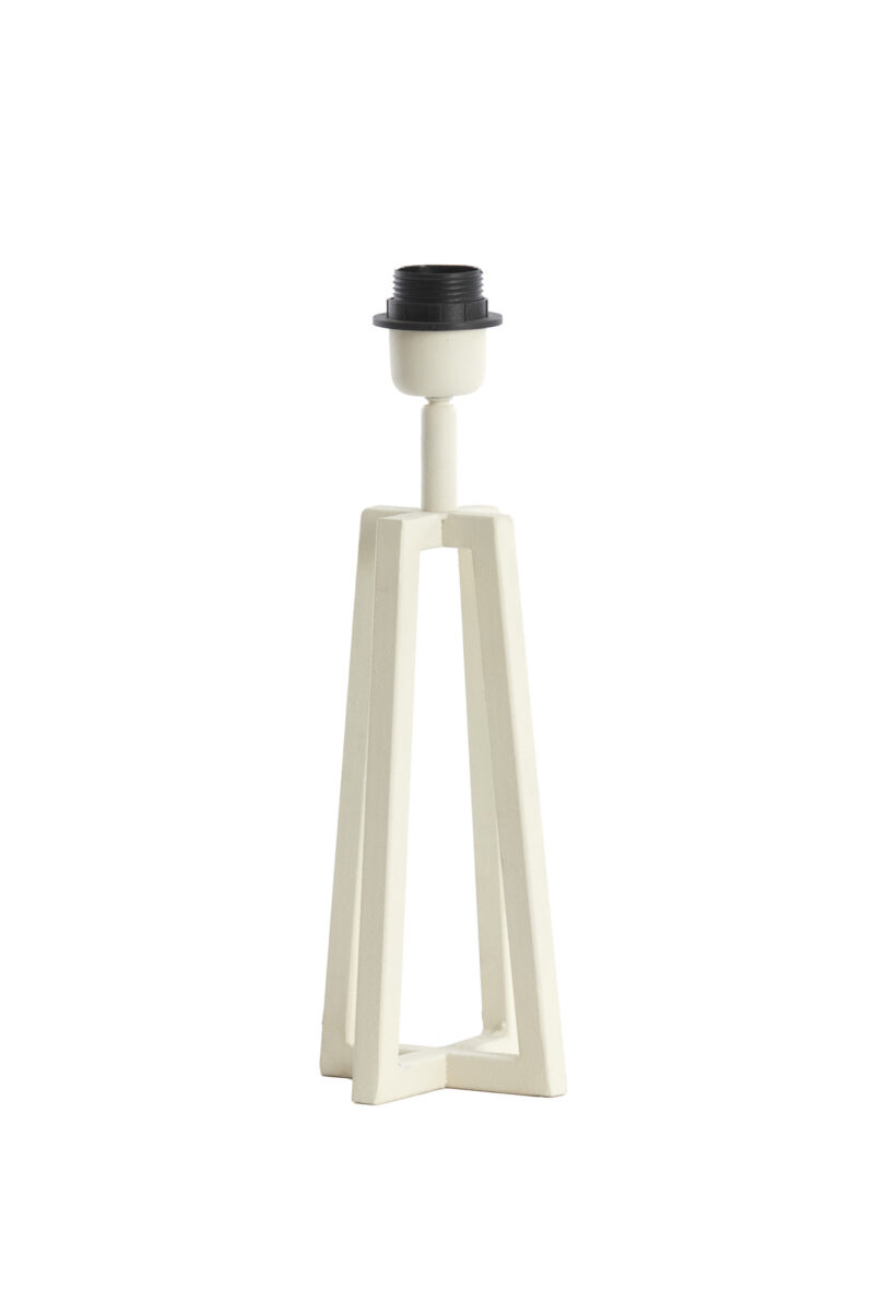 Base de lámpara moderna blanca Light & Living Miley - H. 31 cm - Imagen 3