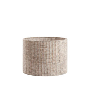 Pantalla de lámpara de forma cilíndrica beige Light & Living Okavi - Ø 40 cm
