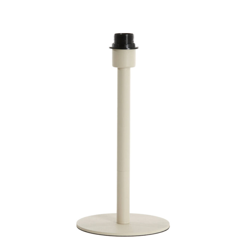Base de lámpara beige de metal Light & Living Rodrigo - H. 37,5 cm