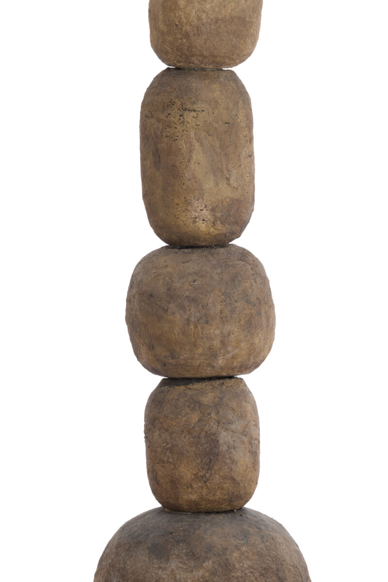 Base de lámpara de piedra diseño multicapa Light & Living Marree - H. 135 cm - Imagen 5