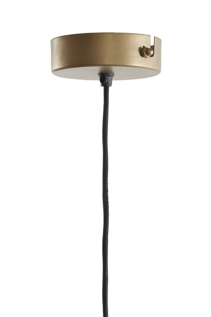 Lámpara colgante de tela natural tejida Light & Living Fodara - Ø 60 cm - Imagen 7