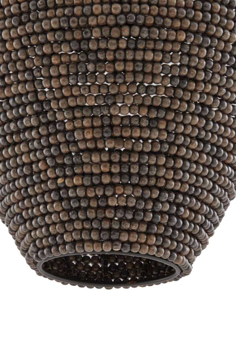 Lámpara colgante con pantalla de cuentas de madera Light & Living Kalenga - Ø 28 cm - Imagen 5