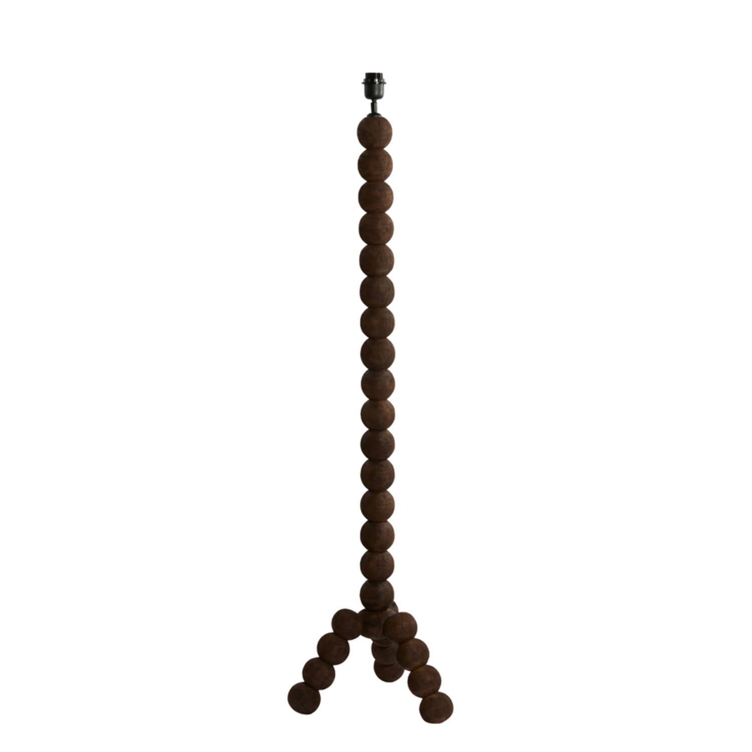 Base de lámpara de madera en forma de bola Light & Living Veglio - H. 130 cm